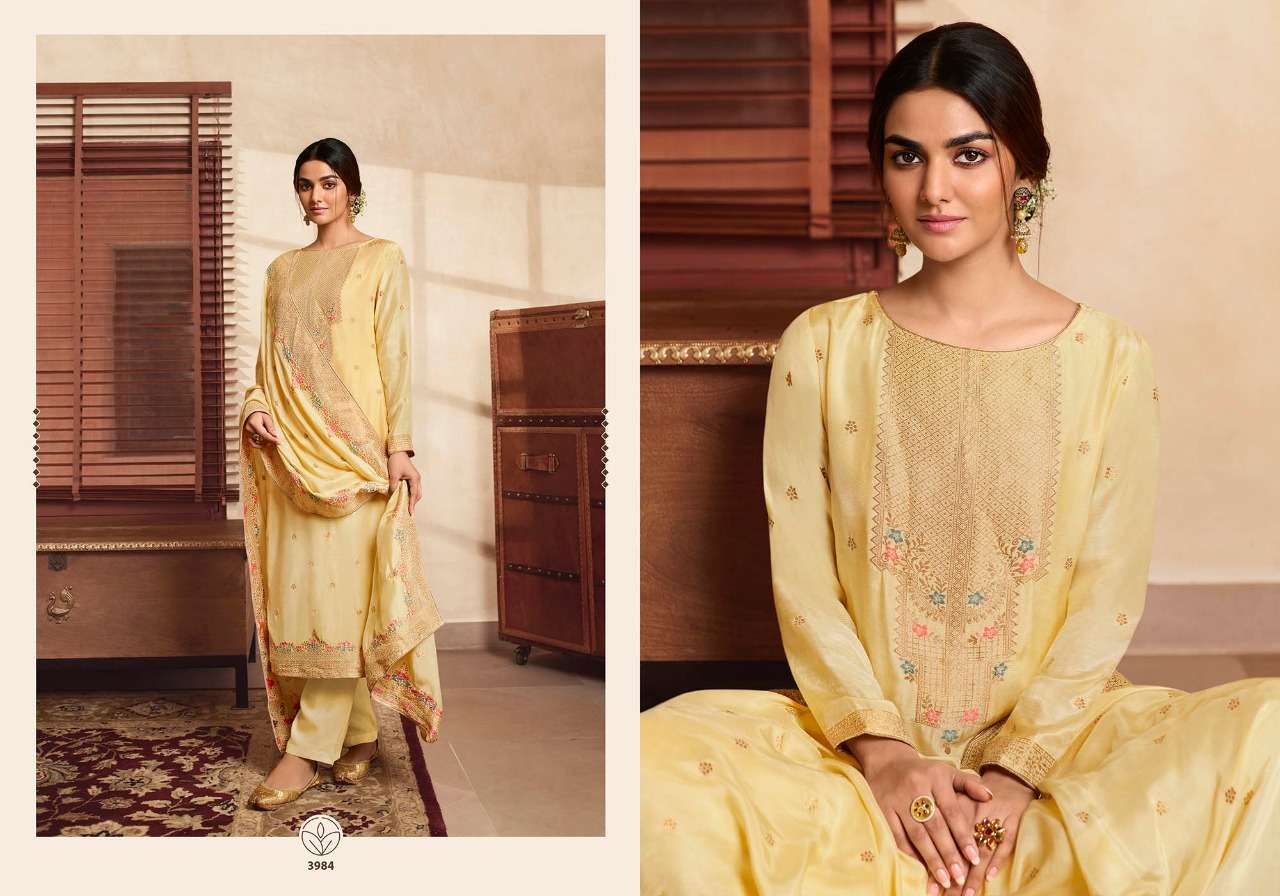 ADIVA BY CHARMY 3981 TO 3986 SERIES BEAUTIFUL SUITS COLORFUL STYLISH FANCY CASUAL WEAR & ETHNIC WEAR MUSLIN SILK DRESSES AT WHOLESALE PRICE