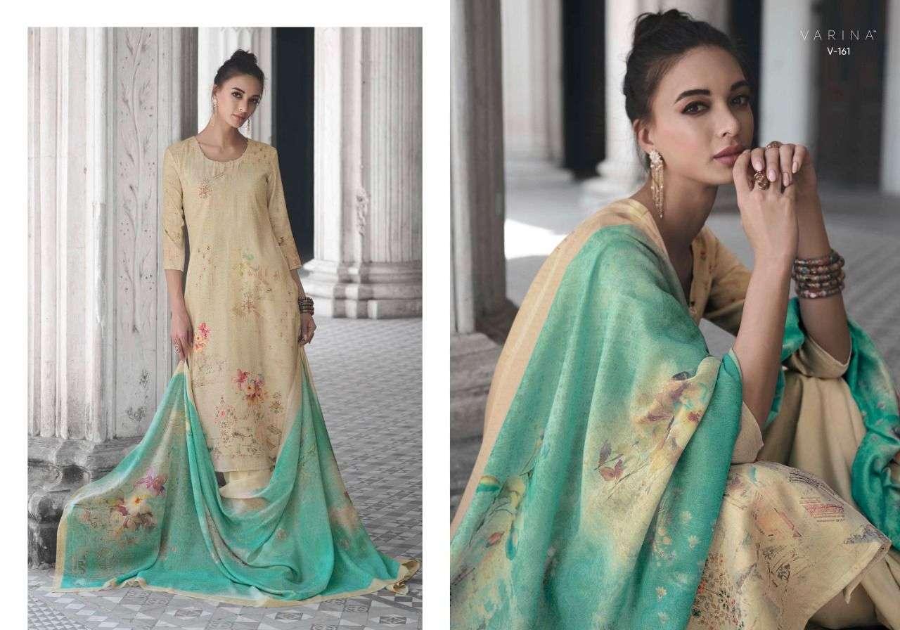 MALEHA BY VARINA 161 TO 168 SERIES BEAUTIFUL SUITS COLORFUL STYLISH FANCY CASUAL WEAR & ETHNIC WEAR SATIN DIGITAL PRINT DRESSES AT WHOLESALE PRICE