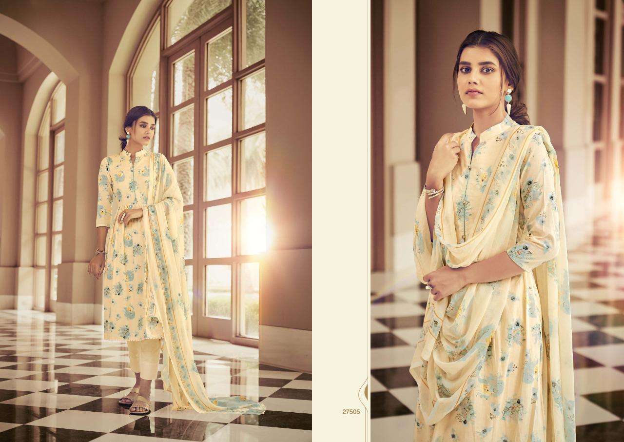 JESSIE BY SARGAM PRINTS 27501 TO 27507 SERIES INDIAN TRADITIONAL WEAR COLLECTION BEAUTIFUL STYLISH FANCY COLORFUL PARTY WEAR & OCCASIONAL WEAR PURE COTTON PRINT DRESSES AT WHOLESALE PRICE