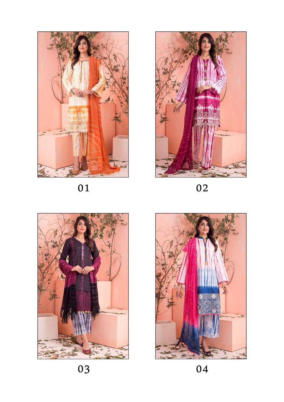 CHIKAN KARI WORK BY AL KARAM LAWN COLLECTION 01 TO 04 SERIES BEAUTIFUL SUITS COLORFUL STYLISH FANCY CASUAL WEAR & ETHNIC WEAR CAMBRIC COTTON EMBROIDERED DRESSES AT WHOLESALE PRICE