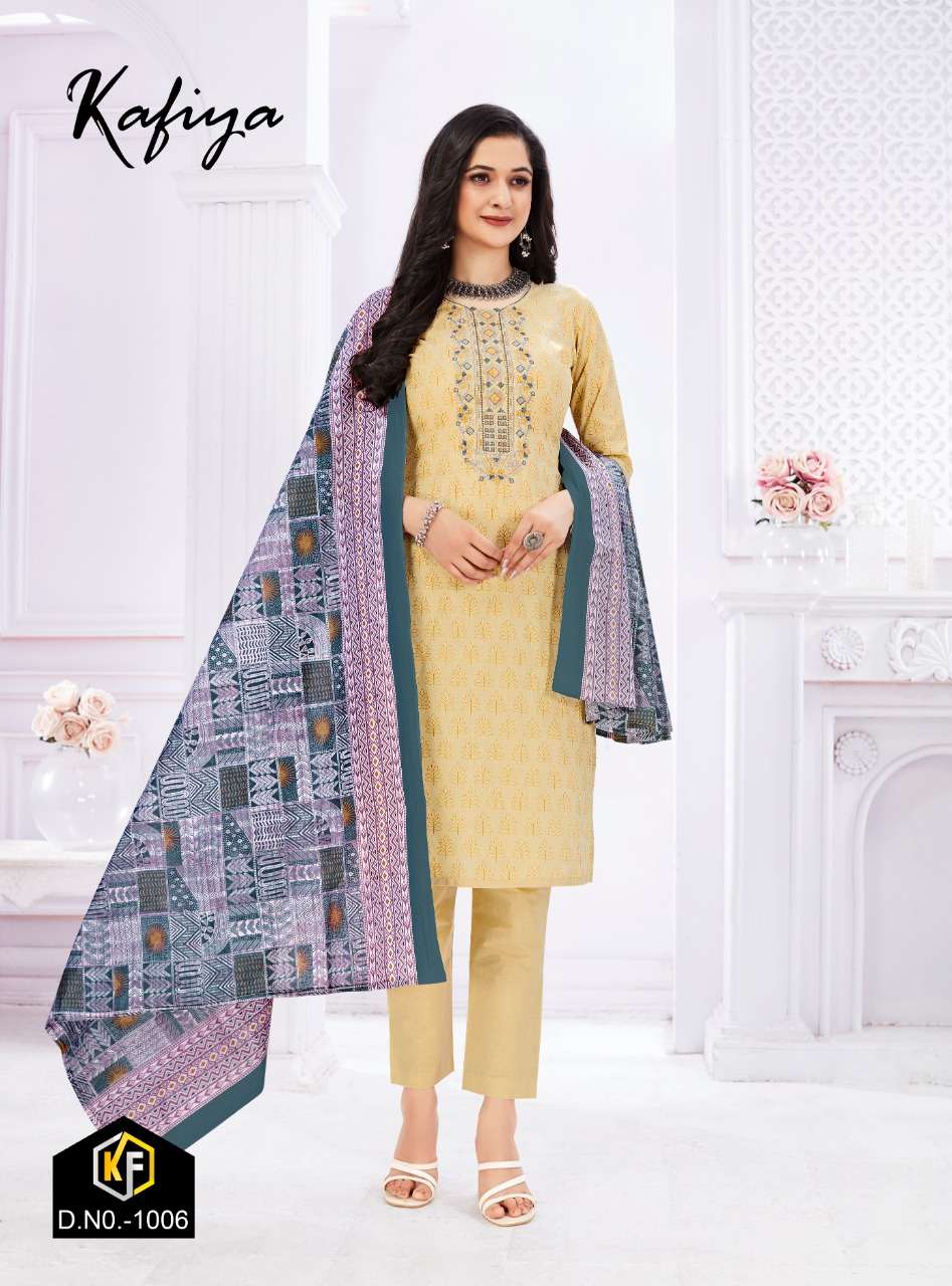 Kafiya Vol-1 By Keval Fab 1001 To 1006 Series Beautiful Suits Colorful Stylish Fancy Casual Wear & Ethnic Wear Heavy Cotton Print Dresses At Wholesale Price