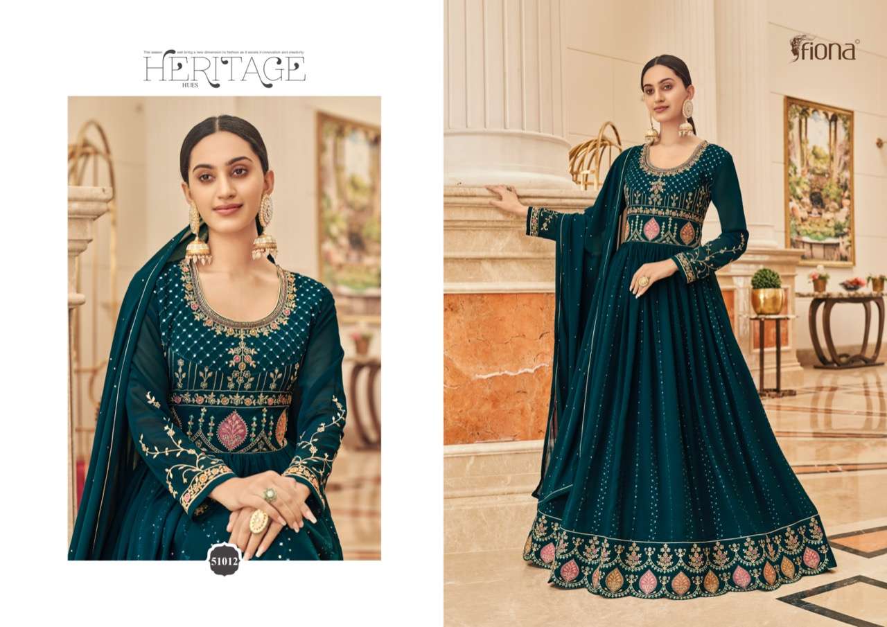 Sachi Vol-1 By Fiona 51011 To 51013 Series Beautiful Anarkali Suits Colorful Stylish Fancy Casual Wear & Ethnic Wear Georgette Embroidered Dresses At Wholesale Price