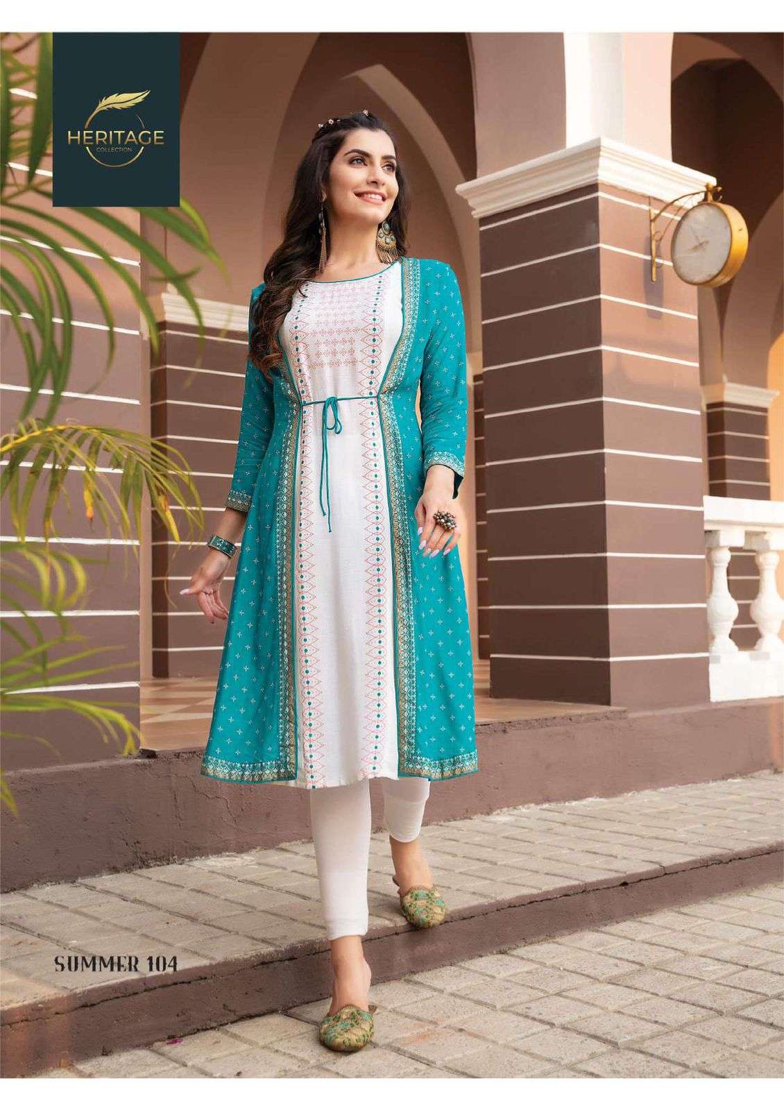 SUMMER JACKET BY HERITAGE 101 TO 108 SERIES DESIGNER STYLISH FANCY COLORFUL BEAUTIFUL PARTY WEAR
