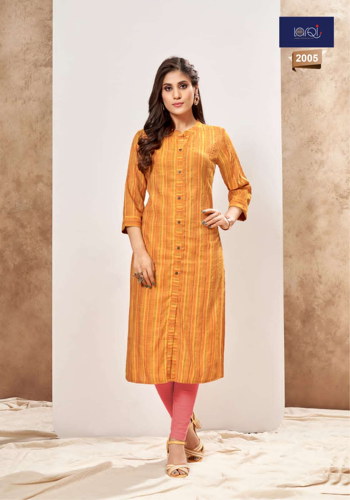 PAKIZA VOL-2 BY LARQI 2001 TO 2008 SERIES DESIGNER STYLISH FANCY COLORFUL BEAUTIFUL PARTY WEAR & ETHNIC WEAR COLLECTION RAYON WEAVING KURTIS AT WHOLESALE PRICE