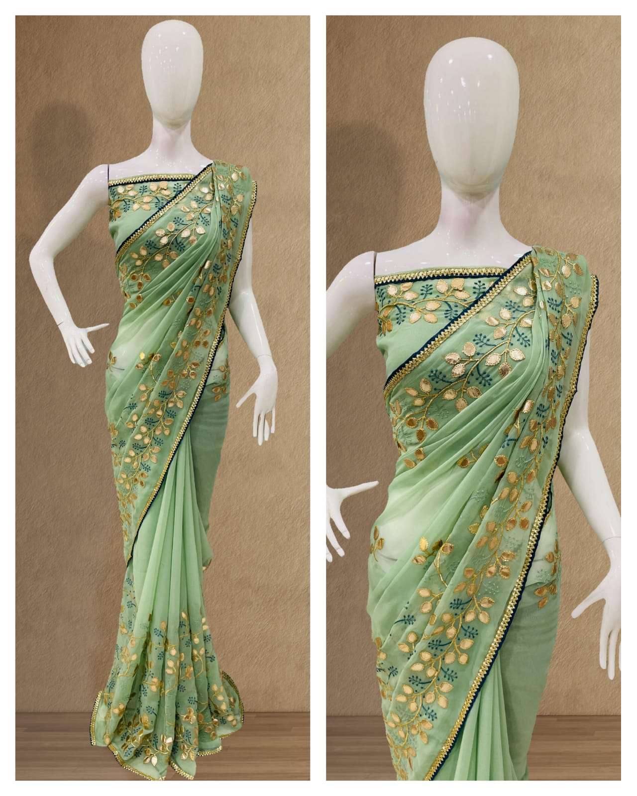 BILLIPATRA BY FASHID WHOLESALE 01 TO 03 SERIES MT INDIAN TRADITIONAL WEAR COLLECTION BEAUTIFUL STYLISH FANCY COLORFUL PARTY WEAR & OCCASIONAL WEAR PURE CHIFFON SAREES AT WHOLESALE PRICE