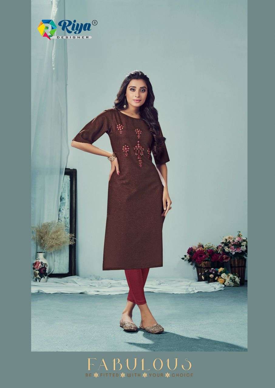 AAFREEN VOL-2 BY RIYA DESIGNER 2001 TO 2006 SERIES DESIGNER STYLISH FANCY COLORFUL BEAUTIFUL PARTY WEAR & ETHNIC WEAR COLLECTION PURE COTTON SLUB EMBROIDERY KURTIS AT WHOLESALE PRICE