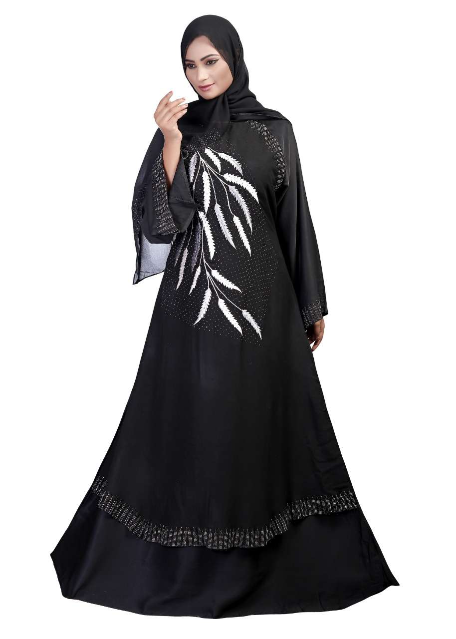 LEAF BURQA BY FASHID WHOLESALE 01 TO 04 SERIES  BEAUTIFUL STYLISH FANCY COLORFUL CASUAL WEAR & ETHNIC WEAR FANCY BURQA AT WHOLESALE PRICE