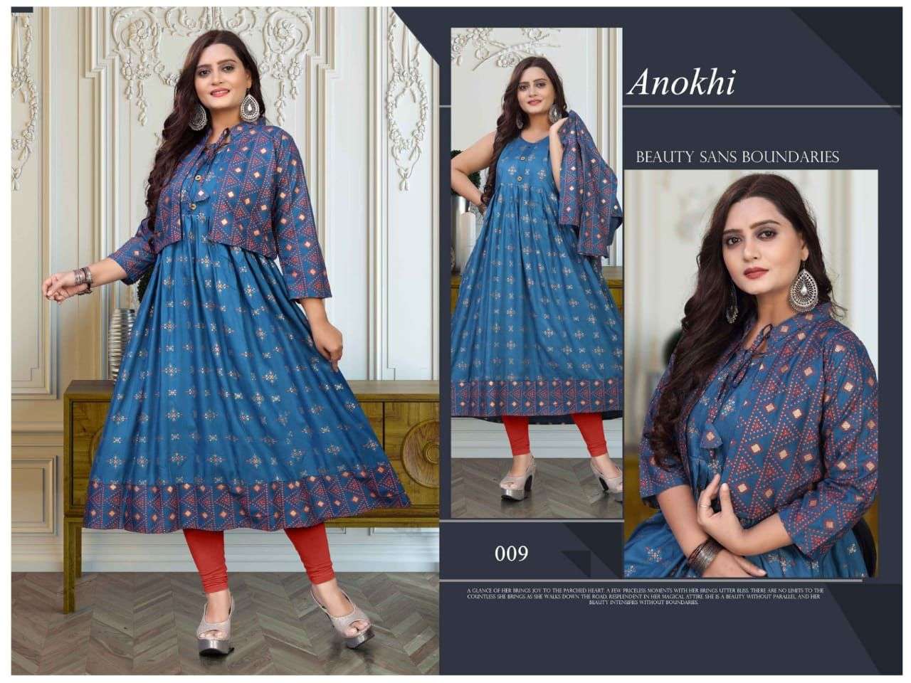 ANOKHI VOL-2 BY AAGYA 001 TO 010 SERIES DESIGNER STYLISH FANCY COLORFUL BEAUTIFUL PARTY WEAR & ETHNIC WEAR COLLECTION RAYON PRINT KURTIS AT WHOLESALE PRICE