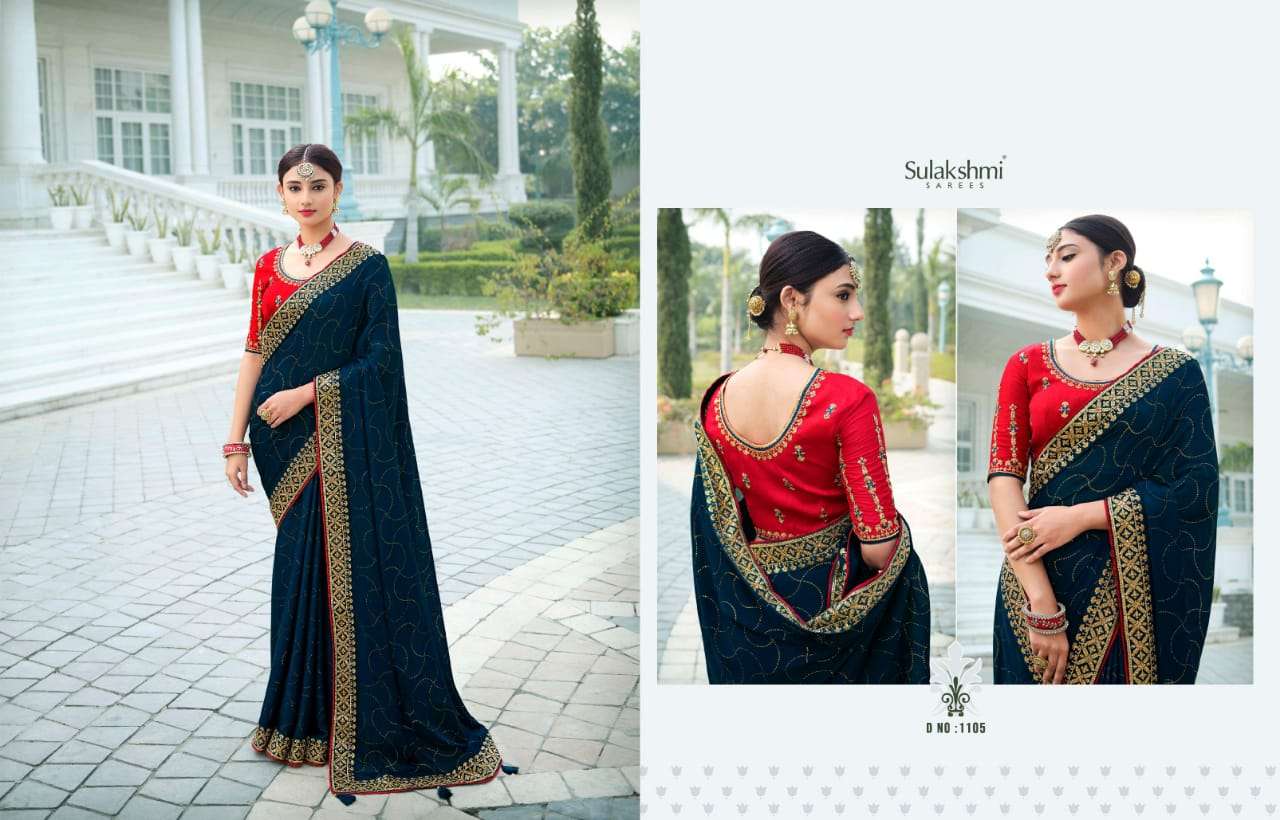 DEVIKA VOL-2 BY SULAKSHMI 1101 TO 1111 SERIES INDIAN TRADITIONAL WEAR COLLECTION BEAUTIFUL STYLISH FANCY COLORFUL PARTY WEAR & OCCASIONAL WEAR FANCY SAREES AT WHOLESALE PRICE