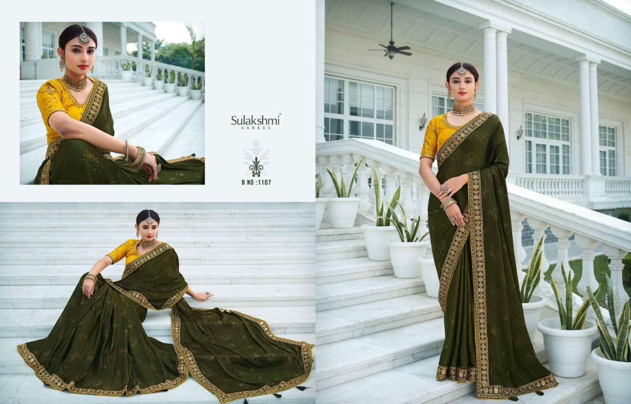 DEVIKA VOL-2 BY SULAKSHMI 1101 TO 1111 SERIES INDIAN TRADITIONAL WEAR COLLECTION BEAUTIFUL STYLISH FANCY COLORFUL PARTY WEAR & OCCASIONAL WEAR FANCY SAREES AT WHOLESALE PRICE