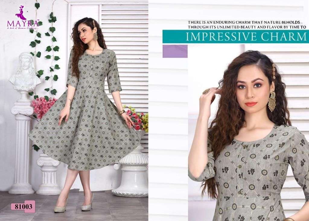 DHRITI BY MAYRA 81001 TO 81006 SERIES DESIGNER STYLISH FANCY COLORFUL BEAUTIFUL PARTY WEAR ETHNIC