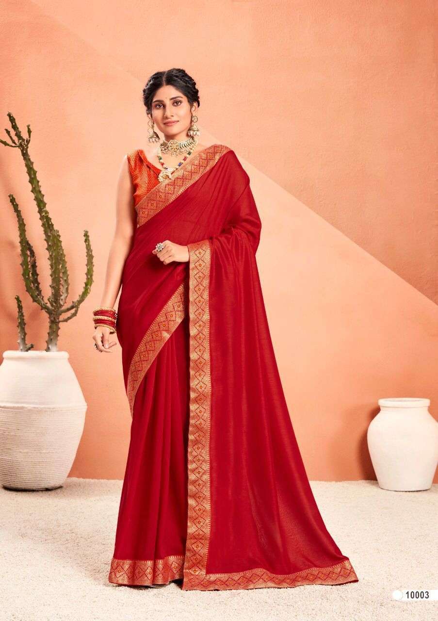 KAMINI SILK VOL-2 BY RIGHT WOMEN 10001 TO 10008 SERIES INDIAN TRADITIONAL WEAR COLLECTION BEAUTIFUL STYLISH FANCY COLORFUL PARTY WEAR & OCCASIONAL WEAR VICHITRA SAREES AT WHOLESALE PRICE