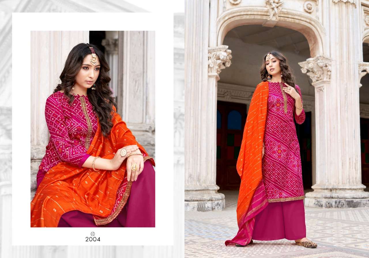 LASHKARA VOL-2 BY SWEETY FASHION 2001 TO 2008 SERIES BEAUTIFUL SUITS COLORFUL STYLISH FANCY CASUAL WEAR & ETHNIC WEAR PURE JAM SILK PRINT DRESSES AT WHOLESALE PRICE