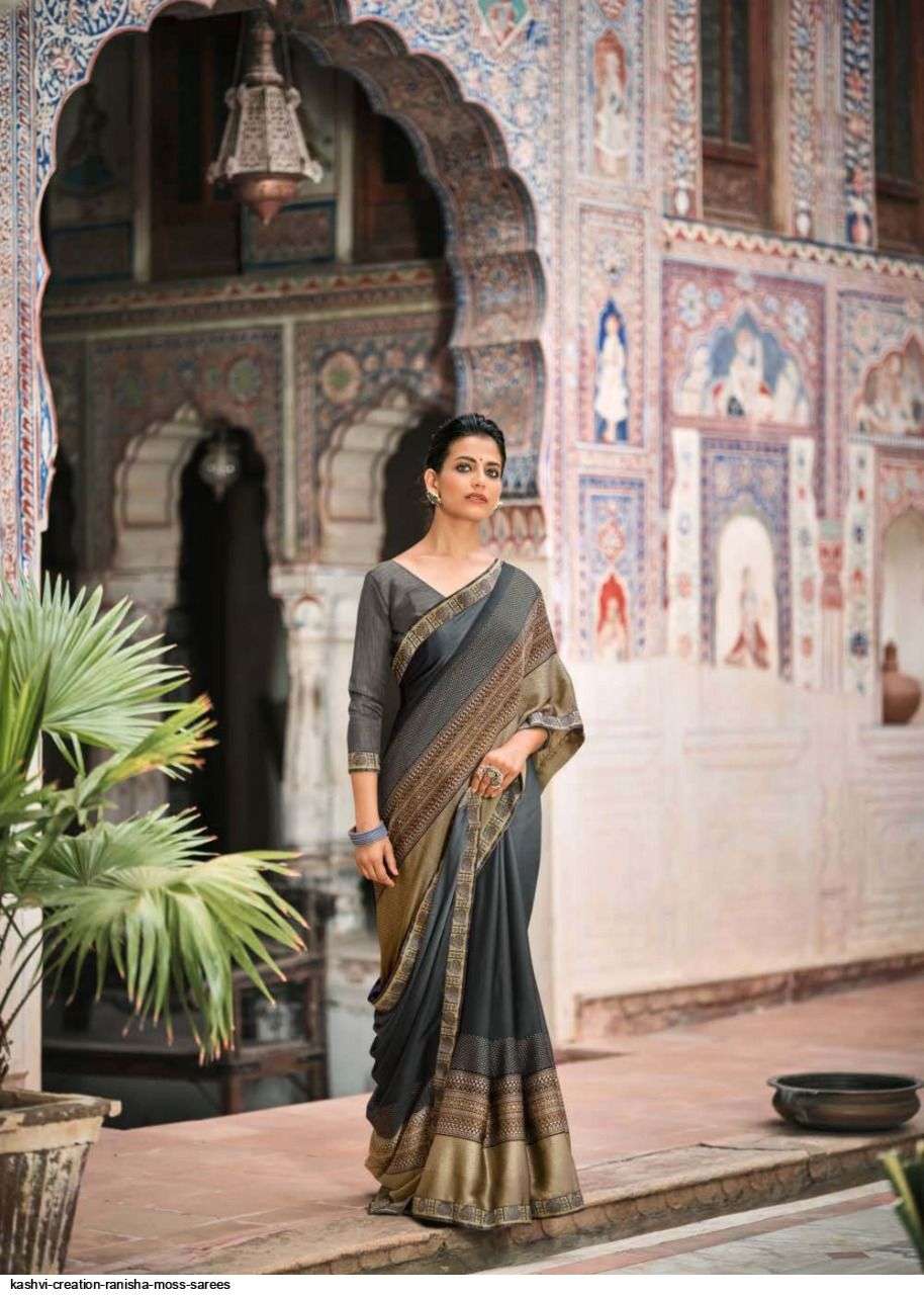 RANISHA BY KASHVI CREATION 72001 TO 72010 SERIES INDIAN TRADITIONAL WEAR COLLECTION BEAUTIFUL STYLISH FANCY COLORFUL PARTY WEAR & OCCASIONAL WEAR FANCY SAREES AT WHOLESALE PRICE