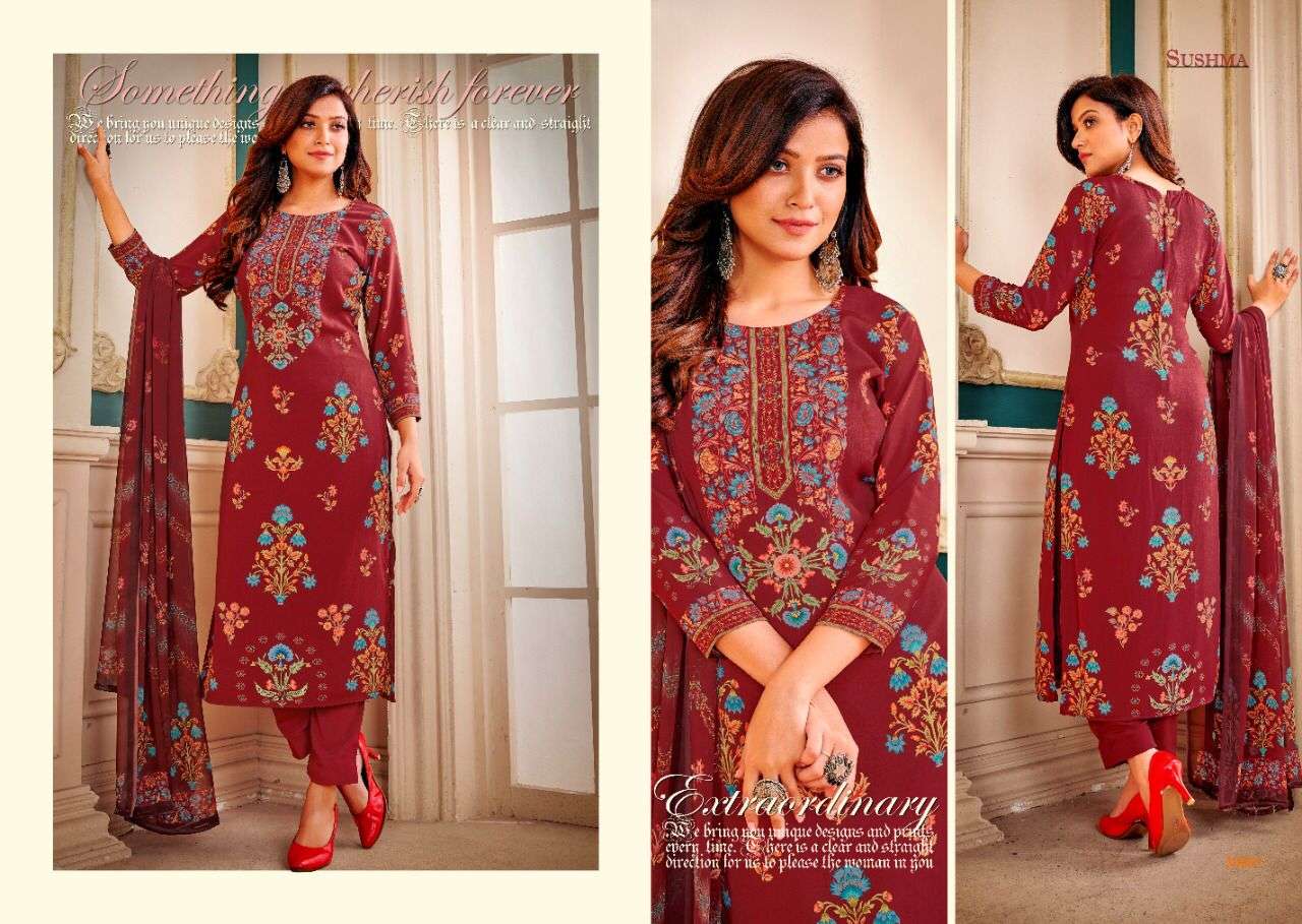 INSPIRED CHOICE BY SUSHMA 30001 TO 30010 SERIES BEAUTIFUL SUITS COLORFUL STYLISH FANCY CASUAL WEAR & ETHNIC WEAR FANCY DRESSES AT WHOLESALE PRICE