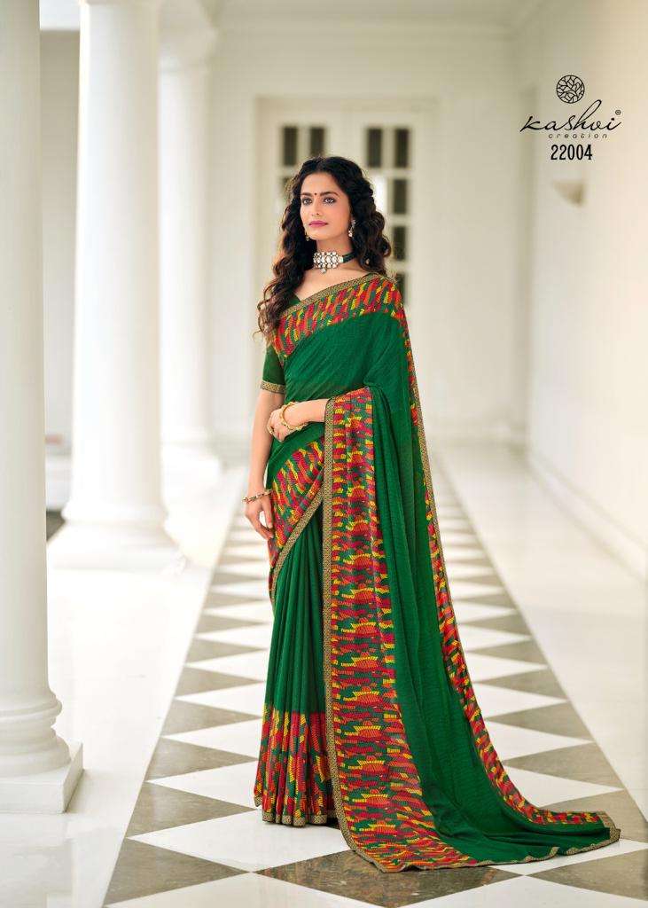 ANSH VOL-3 BY KASHVI CREATION 22001 TO 22010 SERIES INDIAN TRADITIONAL WEAR COLLECTION BEAUTIFUL STYLISH FANCY COLORFUL PARTY WEAR & OCCASIONAL WEAR HEAVY MICRO SAREES AT WHOLESALE PRICE