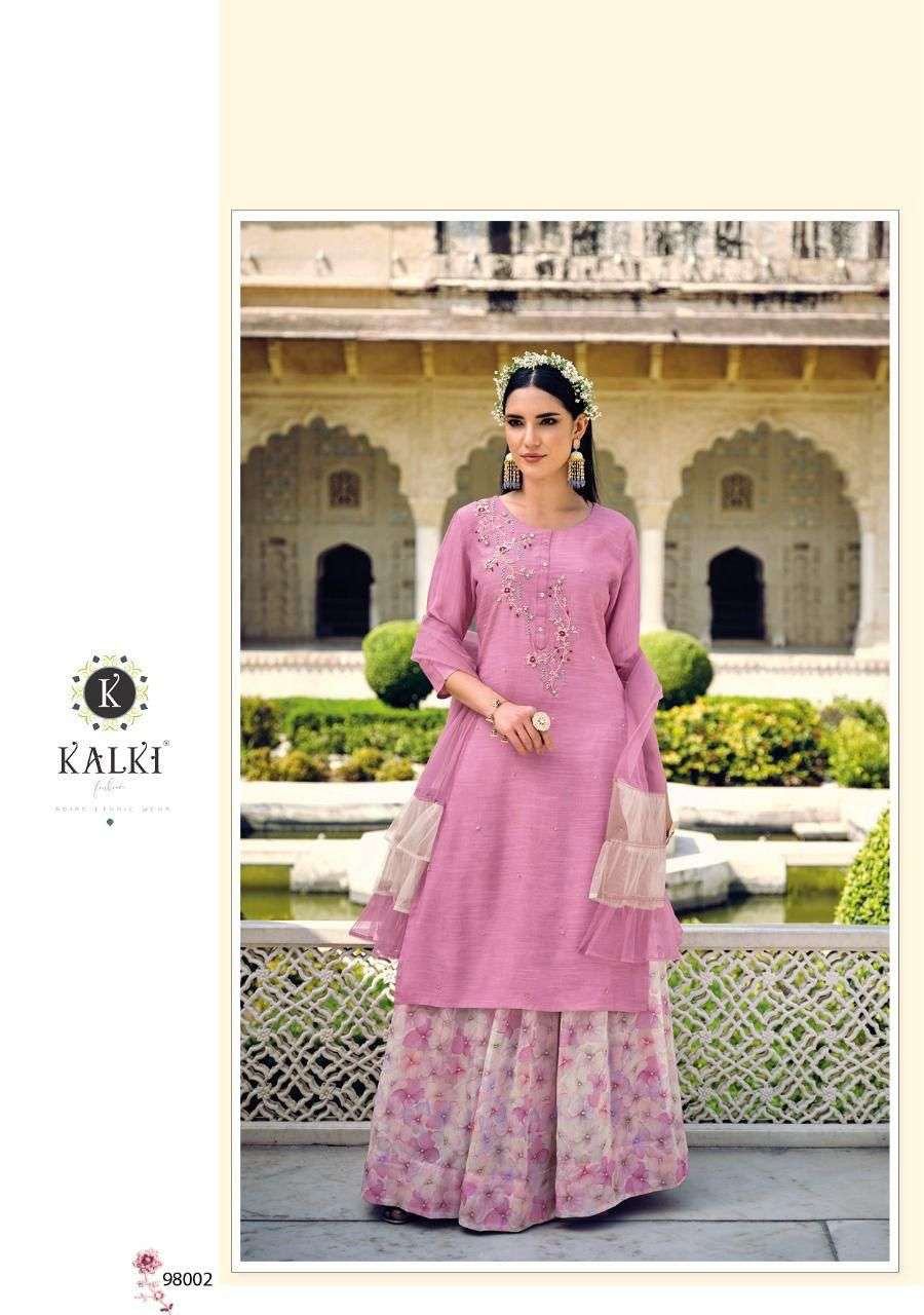 JULIET BY KALKI 98001 TO 98006 SERIES BEAUTIFUL SUITS COLORFUL STYLISH FANCY CASUAL WEAR & ETHNIC WEAR PURE VISCOSE DRESSES AT WHOLESALE PRICE