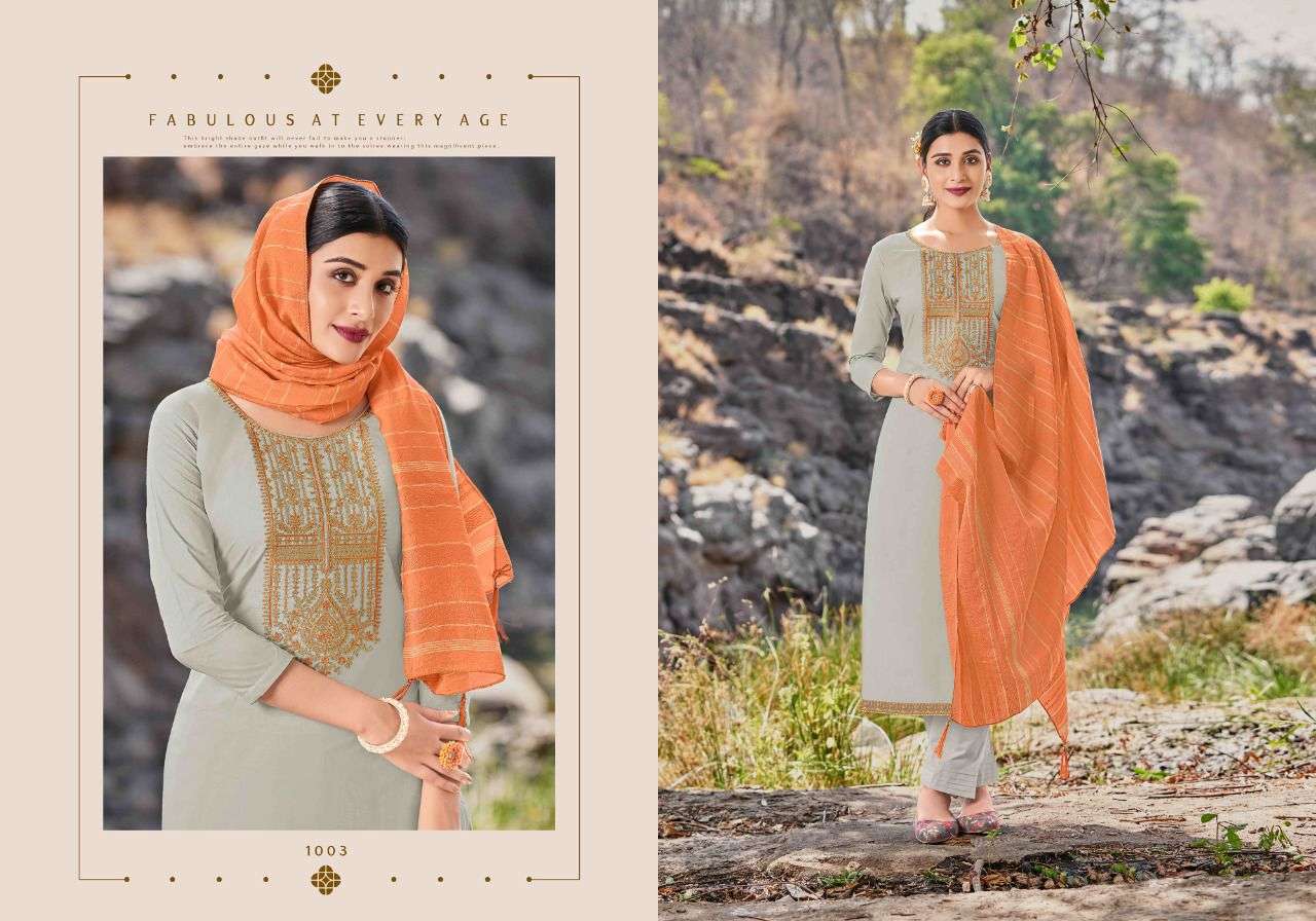 RAZIYA BY SAFFRON 1001 TO 1006 SERIES BEAUTIFUL SUITS COLORFUL STYLISH FANCY CASUAL WEAR & ETHNIC WEAR PURE LAWN COTTON DRESSES AT WHOLESALE PRICE