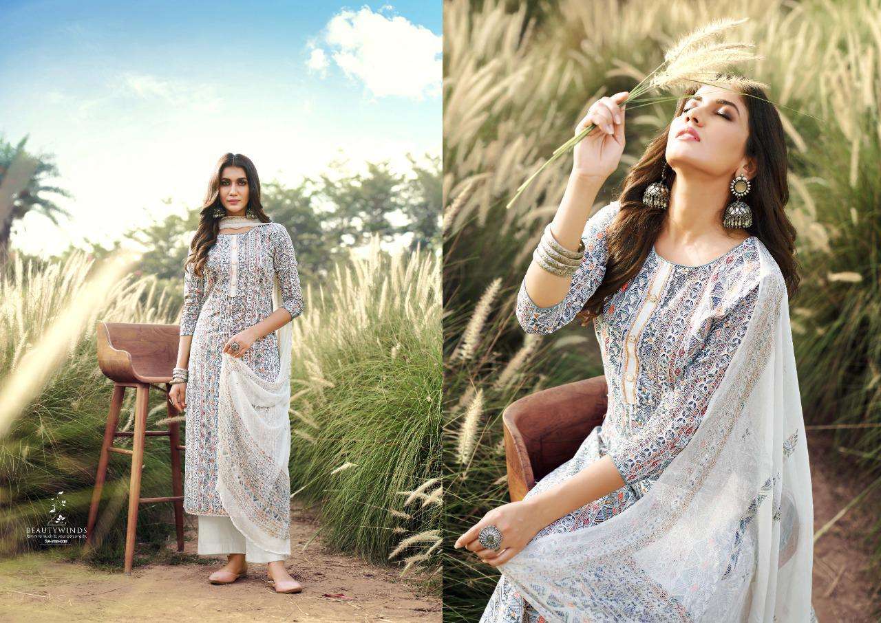 AILEE BY SARGAM PRINTS 288-001 TO 288-008 SERIES BEAUTIFUL SUITS COLORFUL STYLISH FANCY CASUAL WEAR & ETHNIC WEAR PURE LAWN PRINT DRESSES AT WHOLESALE PRICE