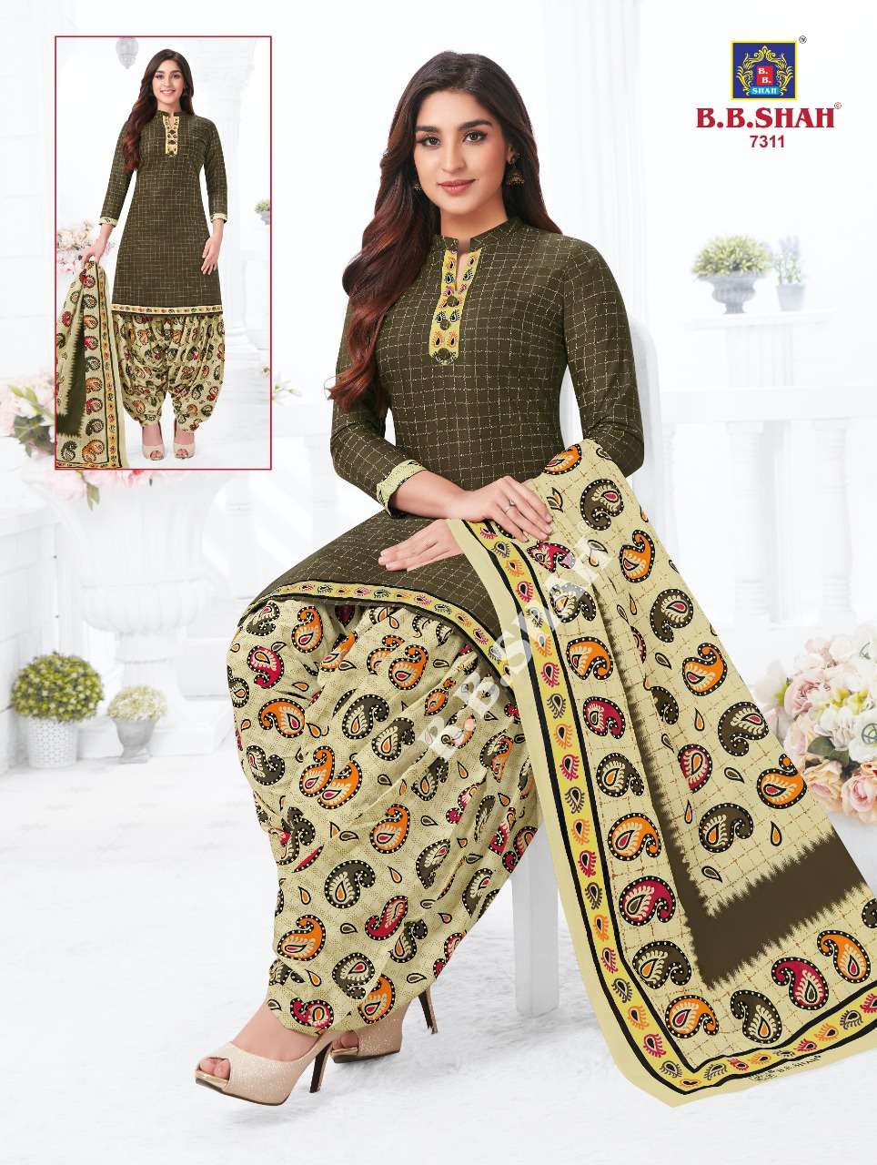 NAAYRAA VOL-3 BY B B SHAH 7301 TO 7336 SERIES BEAUTIFUL STYLISH SUITS FANCY COLORFUL CASUAL WEAR & ETHNIC WEAR & READY TO WEAR PURE COTTON PRINTED DRESSES AT WHOLESALE PRICE