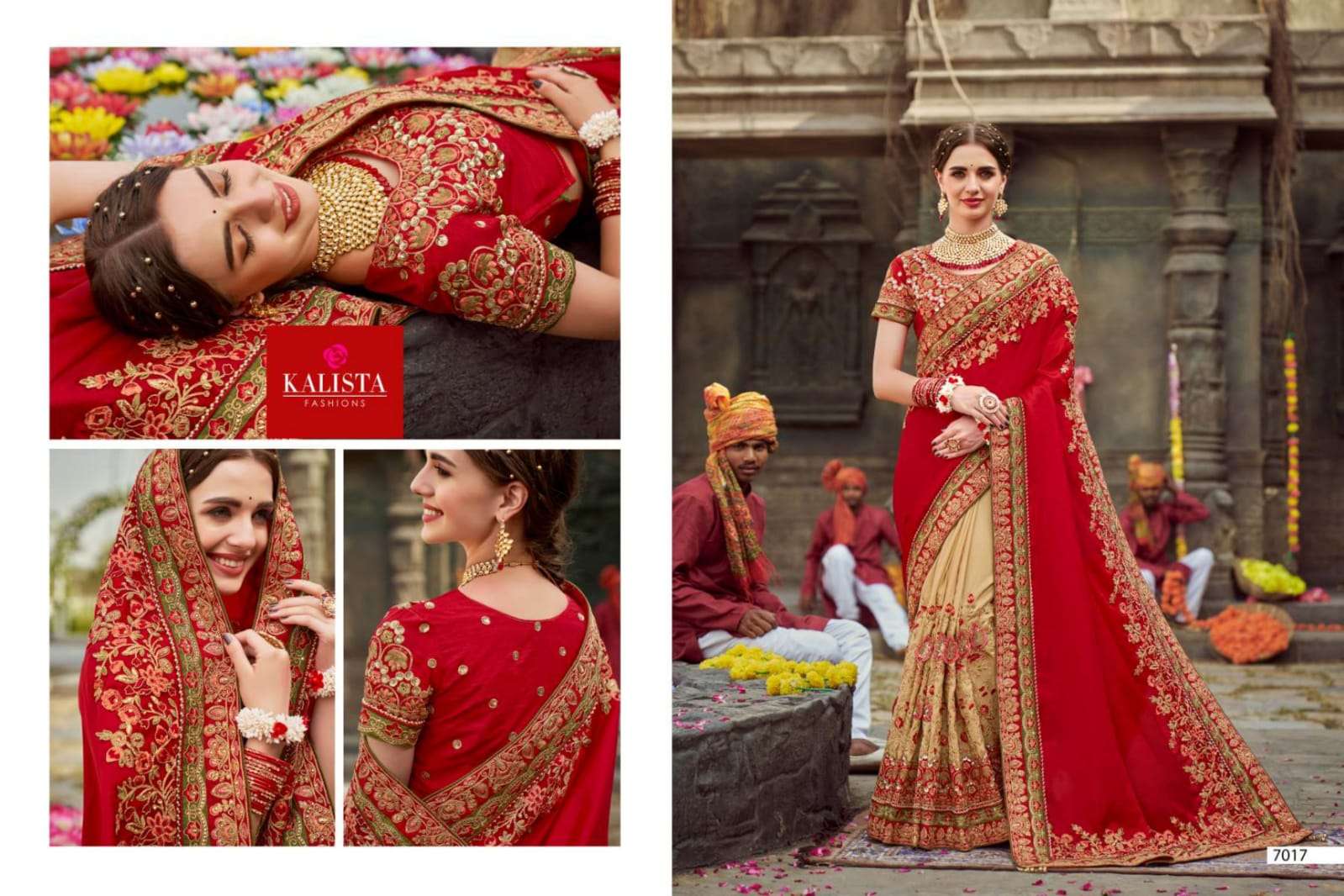 KHAWAAB VOL-19 BY KALISTA FASHION 7012 TO 7017 SERIES INDIAN TRADITIONAL WEAR COLLECTION BEAUTIFUL STYLISH FANCY COLORFUL PARTY WEAR & OCCASIONAL WEAR GEORGETTE SAREES AT WHOLESALE PRICE