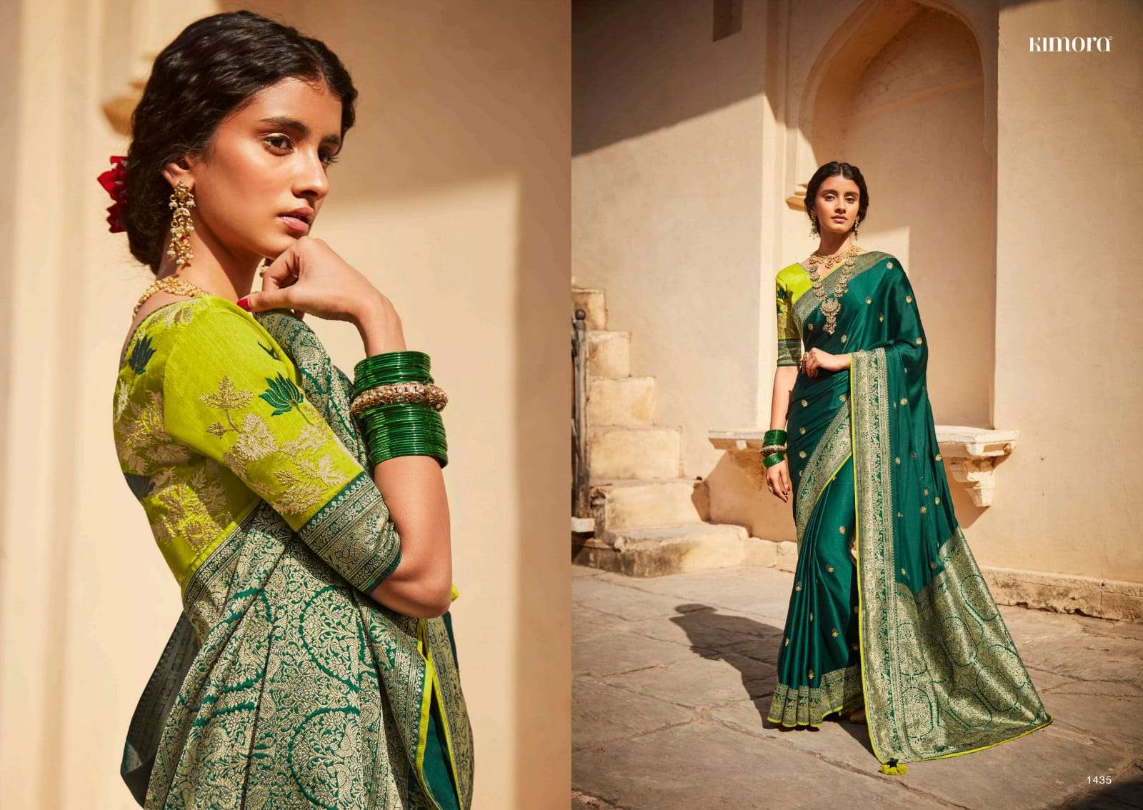SUNEHRI VOL-17 BY KIMORA FASHION 1421 TO 1435 SERIES INDIAN TRADITIONAL WEAR COLLECTION BEAUTIFUL STYLISH FANCY COLORFUL PARTY WEAR & OCCASIONAL WEAR SILK SAREES AT WHOLESALE PRICE