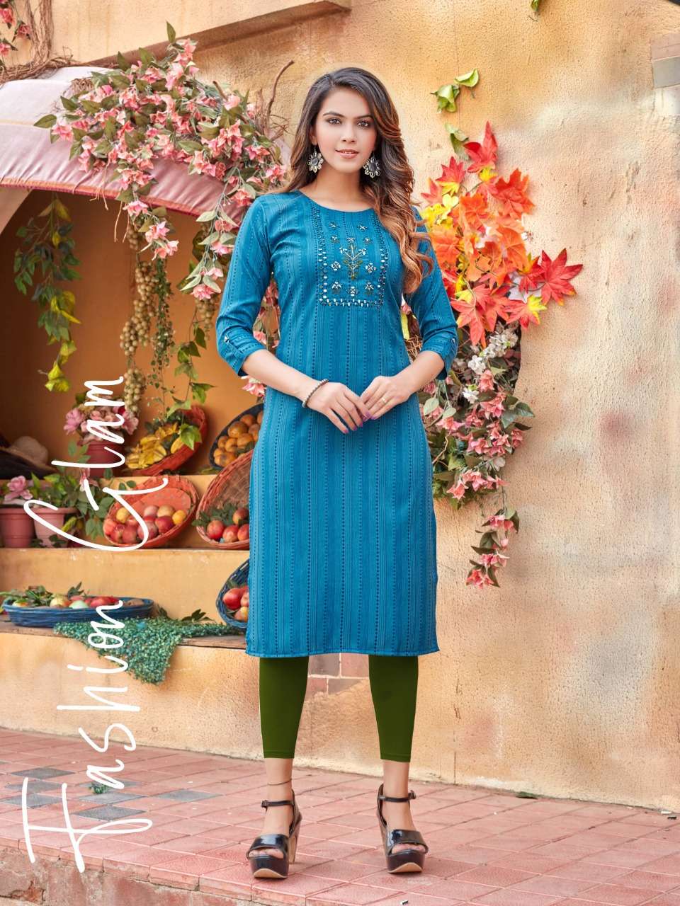 MURAD BY SMYLEE 01 TO 08 SERIES DESIGNER STYLISH FANCY COLORFUL BEAUTIFUL PARTY WEAR & ETHNIC WEAR COLLECTION RAYON KURTIS AT WHOLESALE PRICE