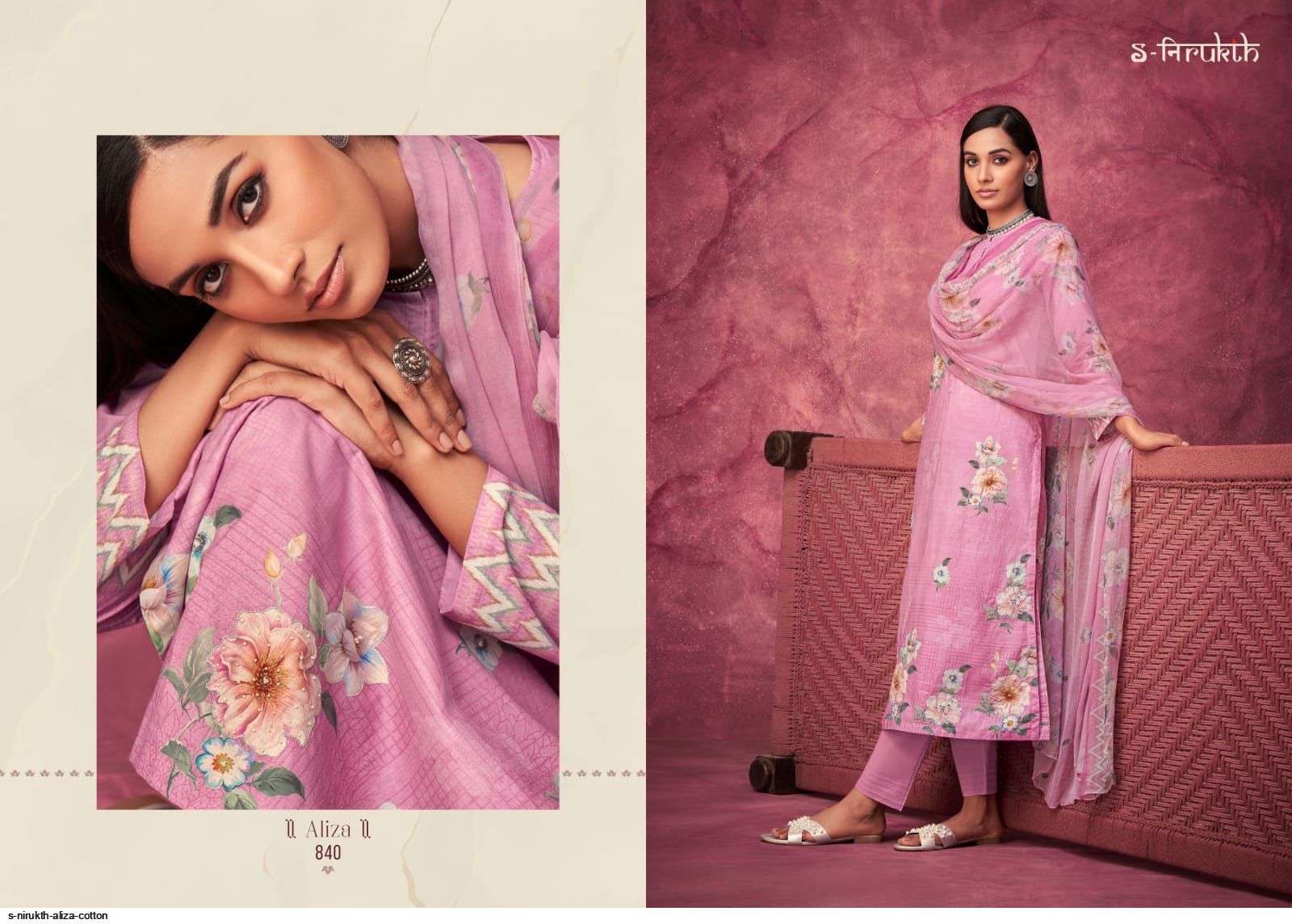 ALIZA VOL-2 BY S-NIRUKTH BEAUTIFUL SUITS COLORFUL STYLISH FANCY CASUAL WEAR & ETHNIC WEAR COTTON PRINT DRESSES AT WHOLESALE PRICE