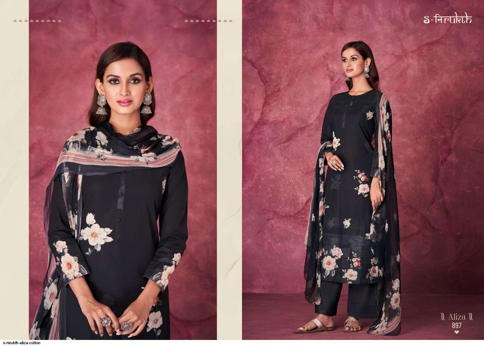 ALIZA VOL-2 BY S-NIRUKTH BEAUTIFUL SUITS COLORFUL STYLISH FANCY CASUAL WEAR & ETHNIC WEAR COTTON PRINT DRESSES AT WHOLESALE PRICE