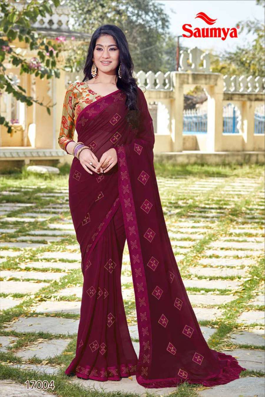 NAMASYA BY SAUMYA 17001 TO 17008 SERIES INDIAN TRADITIONAL WEAR COLLECTION BEAUTIFUL STYLISH FANCY COLORFUL PARTY WEAR & OCCASIONAL WEAR JACQUARD SAREES AT WHOLESALE PRICE