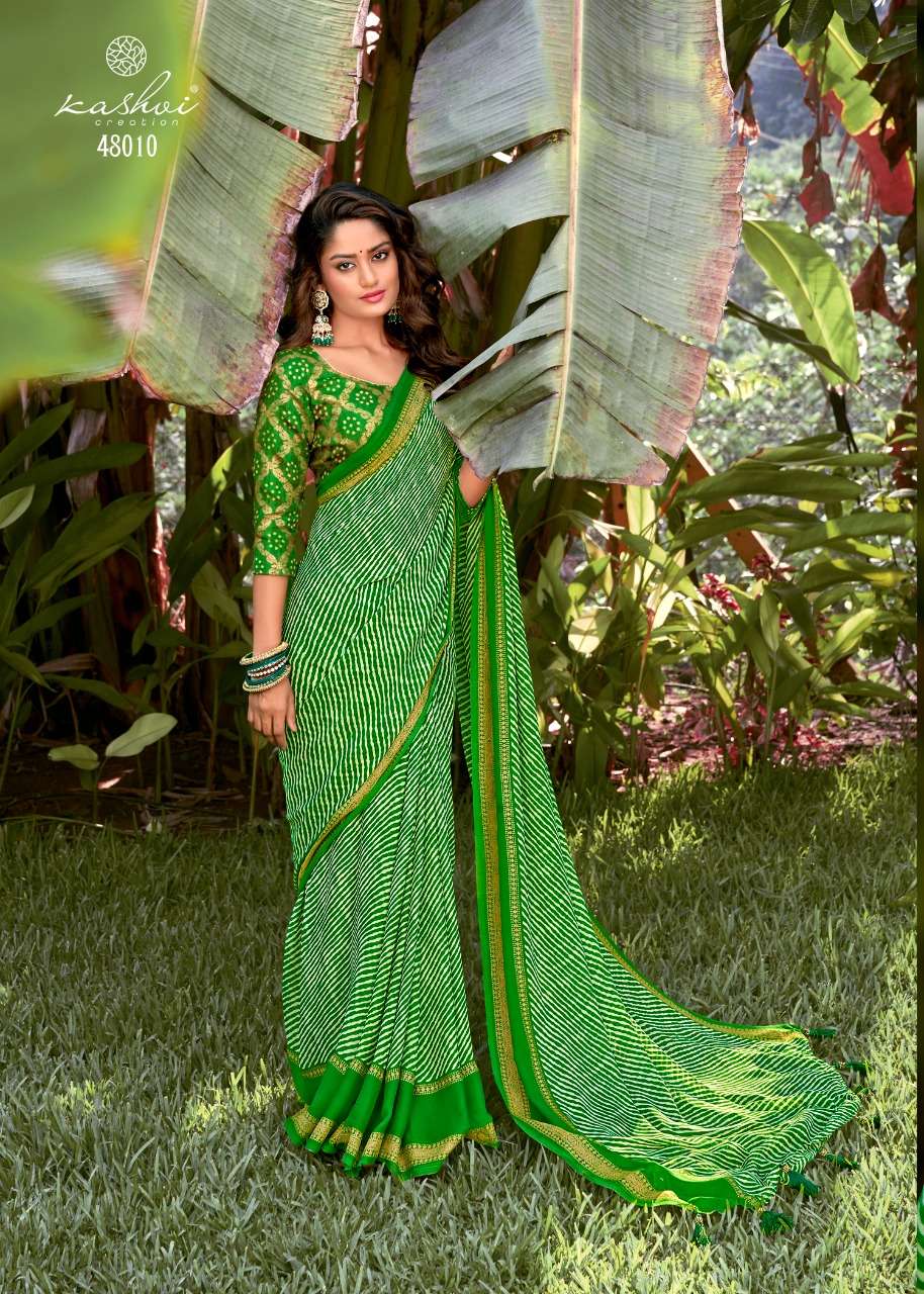 DIVYAM BY KASHVI CREATION 48001 TO 48010 SERIES INDIAN TRADITIONAL WEAR COLLECTION BEAUTIFUL STYLISH FANCY COLORFUL PARTY WEAR & OCCASIONAL WEAR DULL MOSS SAREES AT WHOLESALE PRICE