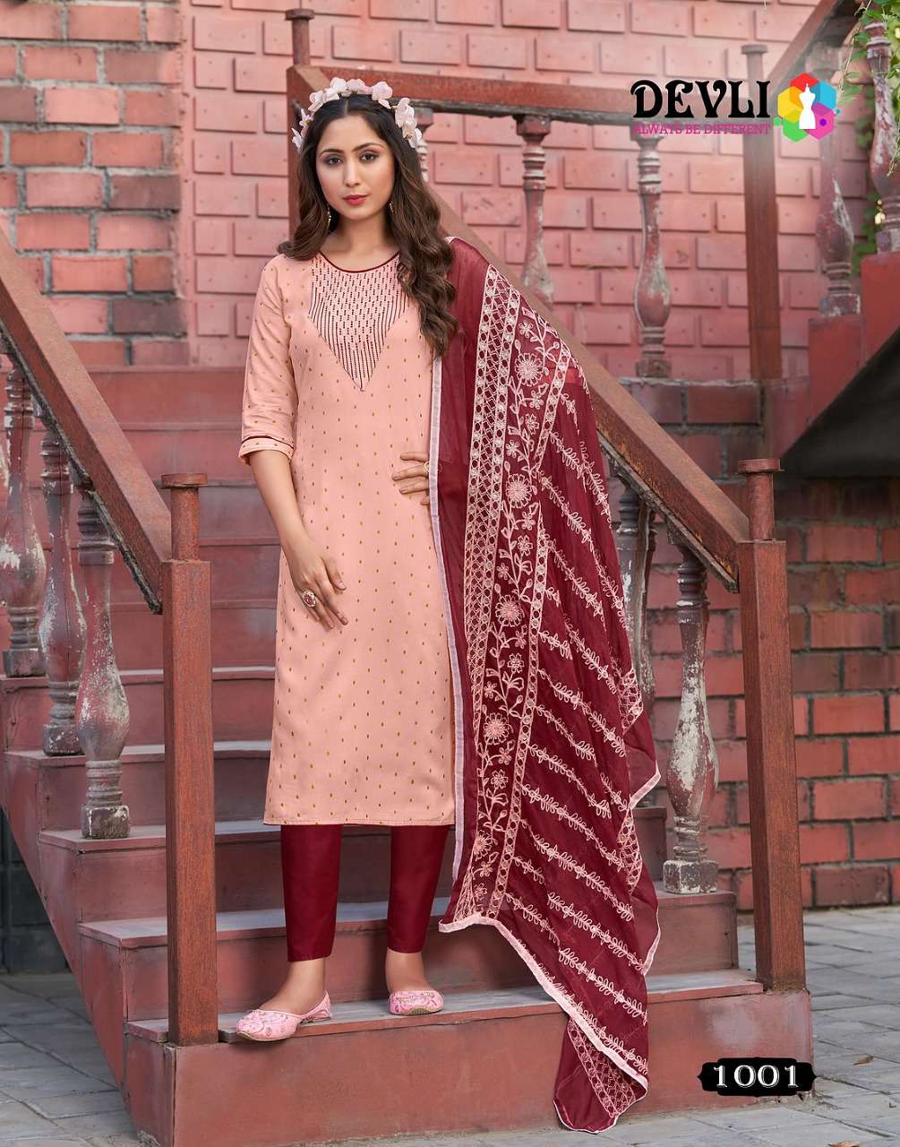 DEVLI VOL-1 BY DEVLI 1001 TO 1006 SERIES BEAUTIFUL SUITS COLORFUL STYLISH FANCY CASUAL WEAR & ETHNIC WEAR RAYON PRINT DRESSES AT WHOLESALE PRICE
