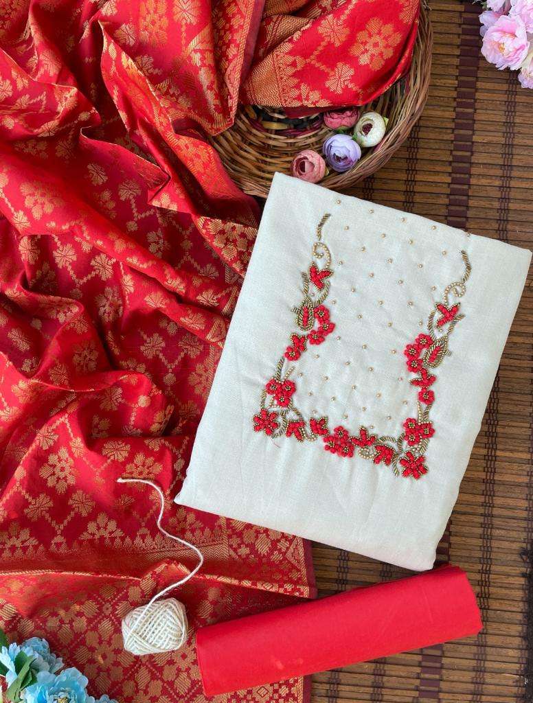 MBL NEW DESIGNS BY FASHID WHOLESALE 01 TO 04 SERIES BEAUTIFUL SUITS COLORFUL STYLISH FANCY CASUAL WEAR & ETHNIC WEAR JAM COTTON EMBROIDERED DRESSES AT WHOLESALE PRICE