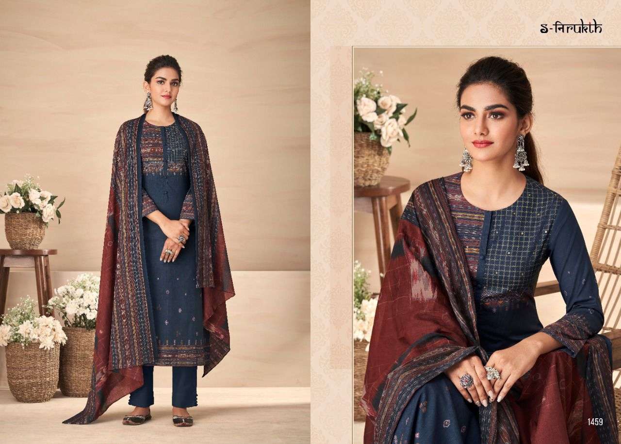 AAROHI BY S-NIRUKTH BEAUTIFUL SUITS COLORFUL STYLISH FANCY CASUAL WEAR & ETHNIC WEAR COTTON PRINT WITH EMBROIDERY DRESSES AT WHOLESALE PRICE