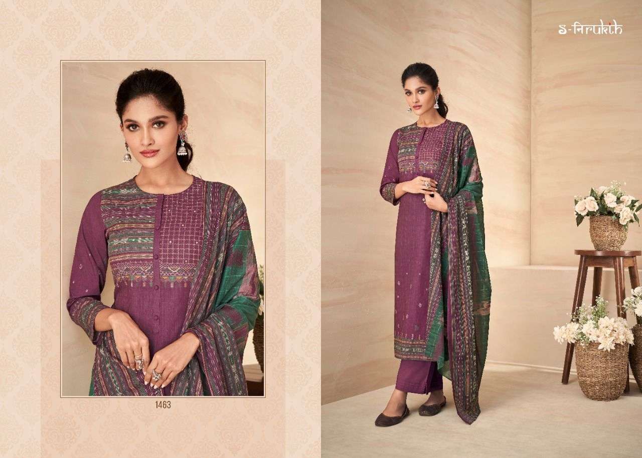AAROHI BY S-NIRUKTH BEAUTIFUL SUITS COLORFUL STYLISH FANCY CASUAL WEAR & ETHNIC WEAR COTTON PRINT WITH EMBROIDERY DRESSES AT WHOLESALE PRICE