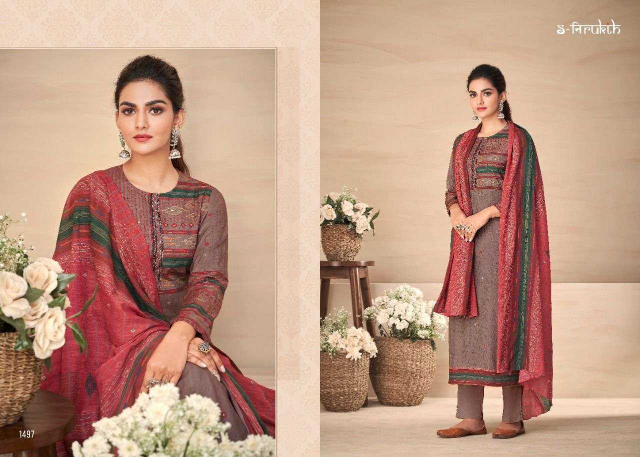 AAROHI BY S-NIRUKTH BEAUTIFUL SUITS COLORFUL STYLISH FANCY CASUAL WEAR & ETHNIC WEAR COTTON PRINT WITH EMBROIDERY DRESSES AT WHOLESALE PRICE