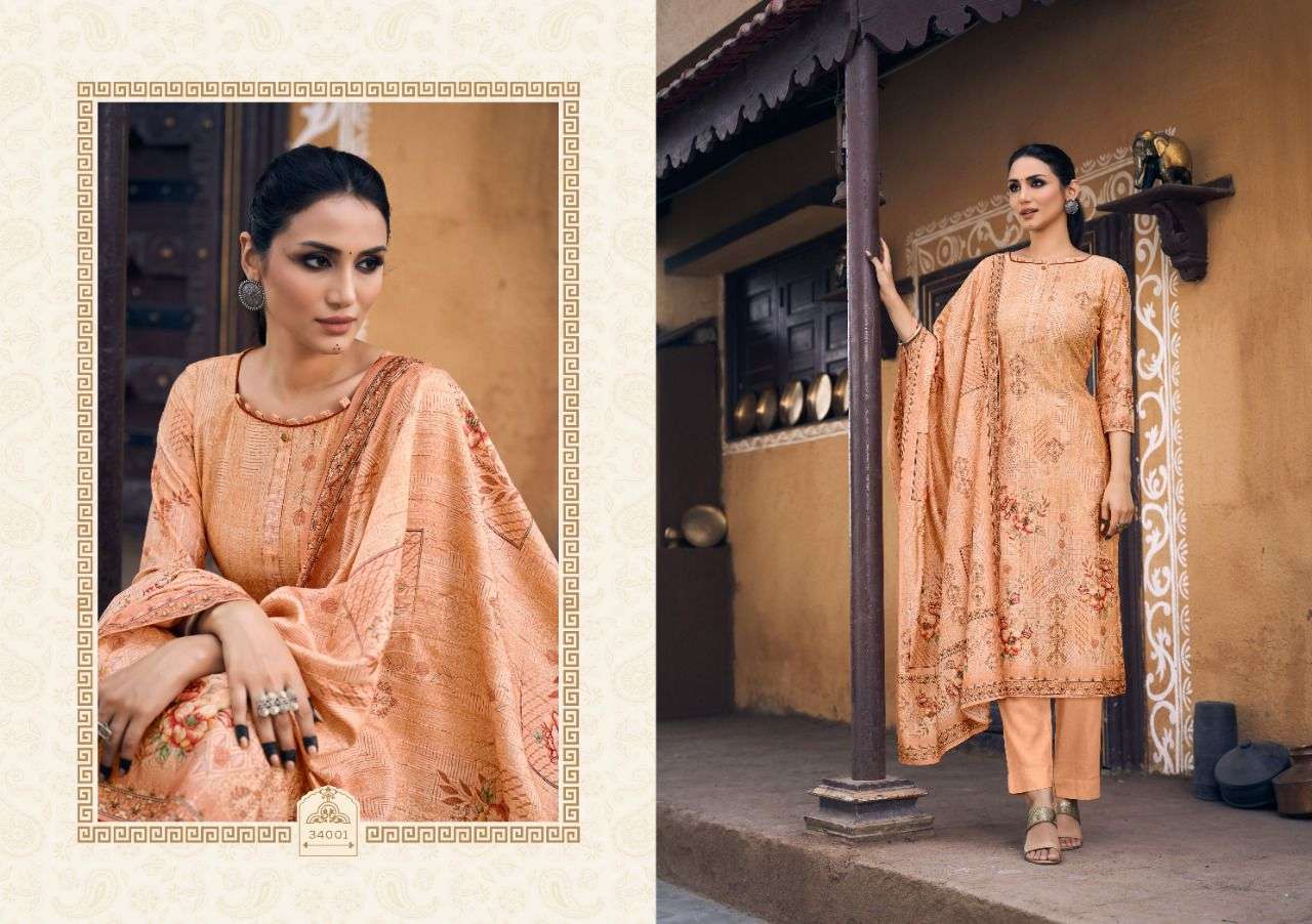 SEJAL BY SIYONI 34001 TO 34006 SERIES BEAUTIFUL SUITS COLORFUL STYLISH FANCY CASUAL WEAR & ETHNIC WEAR PURE MUSLIN DIGITAL PRINT DRESSES AT WHOLESALE PRICE