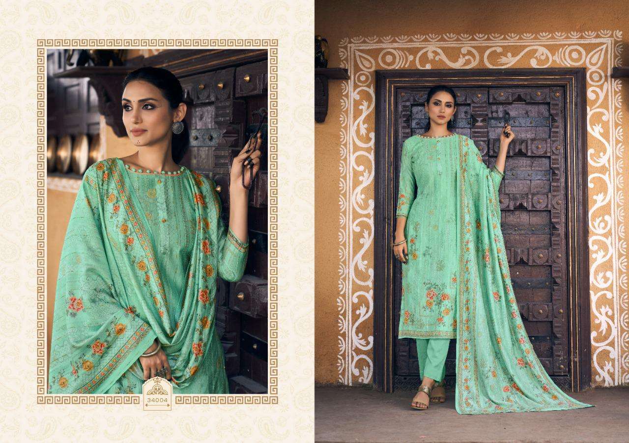 SEJAL BY SIYONI 34001 TO 34006 SERIES BEAUTIFUL SUITS COLORFUL STYLISH FANCY CASUAL WEAR & ETHNIC WEAR PURE MUSLIN DIGITAL PRINT DRESSES AT WHOLESALE PRICE