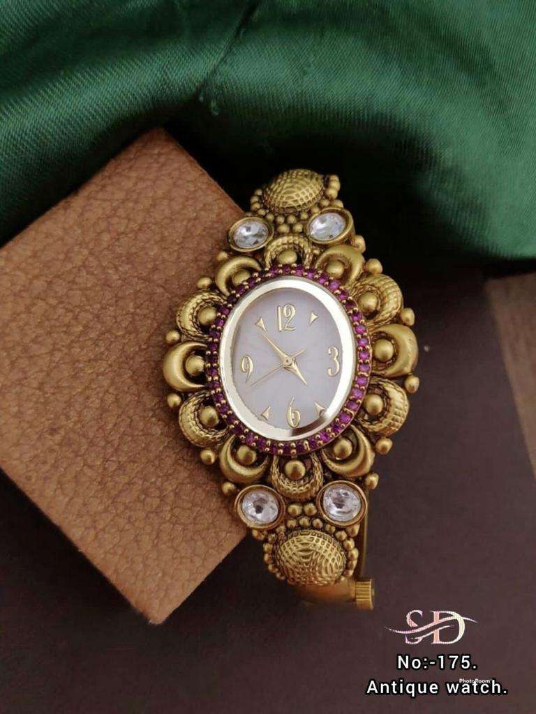 ANTIQUE WATCH BY FASHID WHOLESALE TRADITIONAL ARTIFICIAL JEWELLERY FOR INDIAN ATTIRE AT EXCLUSIVE RANGE.