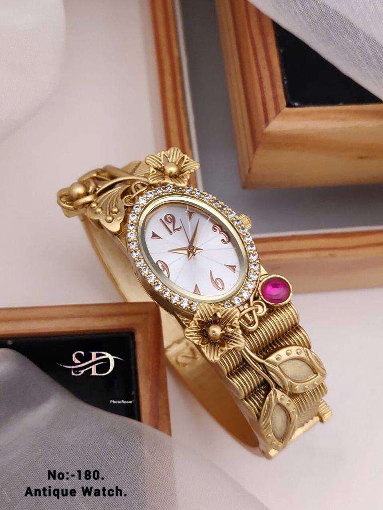 ANTIQUE WATCH BY FASHID WHOLESALE TRADITIONAL ARTIFICIAL JEWELLERY FOR INDIAN ATTIRE AT EXCLUSIVE RANGE.