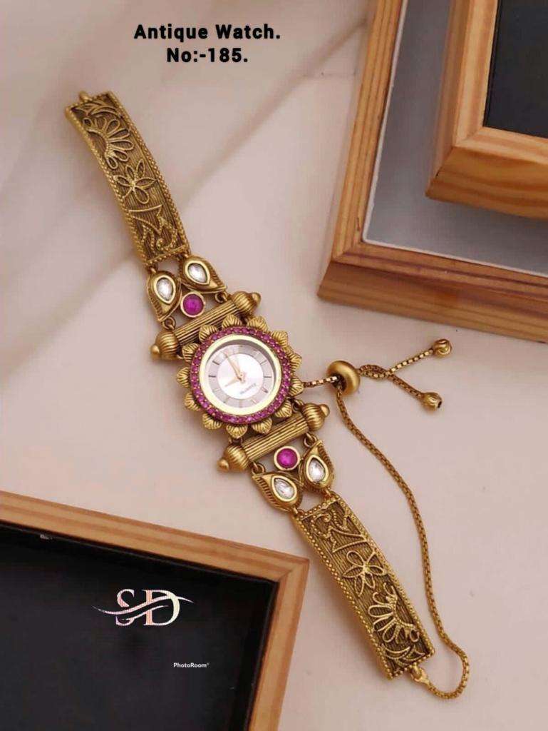 ANTIQUE WATCH BY FASHID WHOLESALE TRADITIONAL ARTIFICIAL JEWELLERY FOR INDIAN ATTIRE AT EXCLUSIVE RANGE.