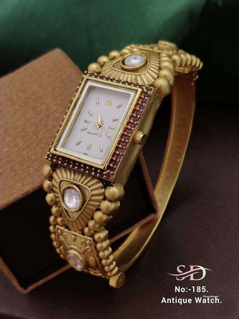 ANTIQUE WATCH BY FASHID WHOLESALE TRADITIONAL ARTIFICIAL JEWELLERY FOR INDIAN ATTIRE AT EXCLUSIVE RANGE.