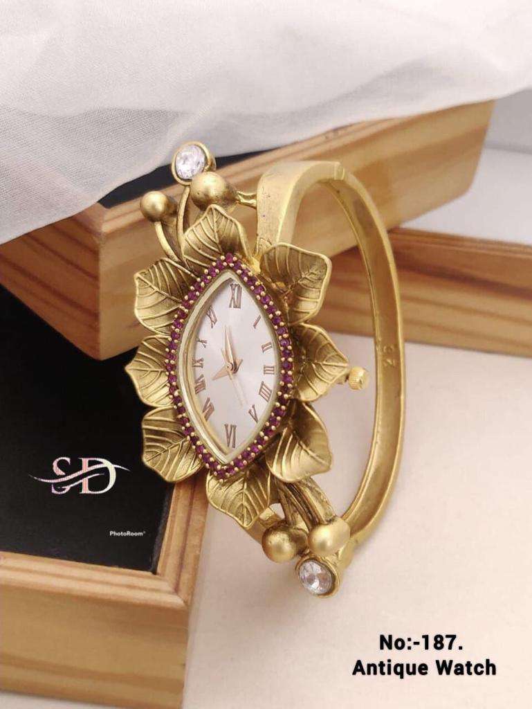 ANTIQUE WATCH BY FASHID WHOLESALE TRADITIONAL ARTIFICIAL JEWELLERY FOR INDIAN ATTIRE AT EXCLUSIVE RANGE.