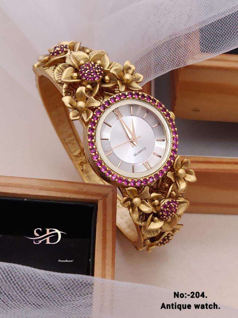 ANTIQUE WATCH BY FASHID WHOLESALE TRADITIONAL ARTIFICIAL JEWELLERY FOR INDIAN ATTIRE AT EXCLUSIVE RANGE.