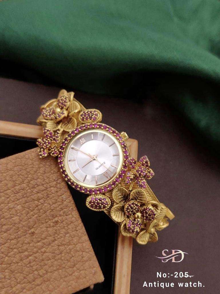 ANTIQUE WATCH BY FASHID WHOLESALE TRADITIONAL ARTIFICIAL JEWELLERY FOR INDIAN ATTIRE AT EXCLUSIVE RANGE.