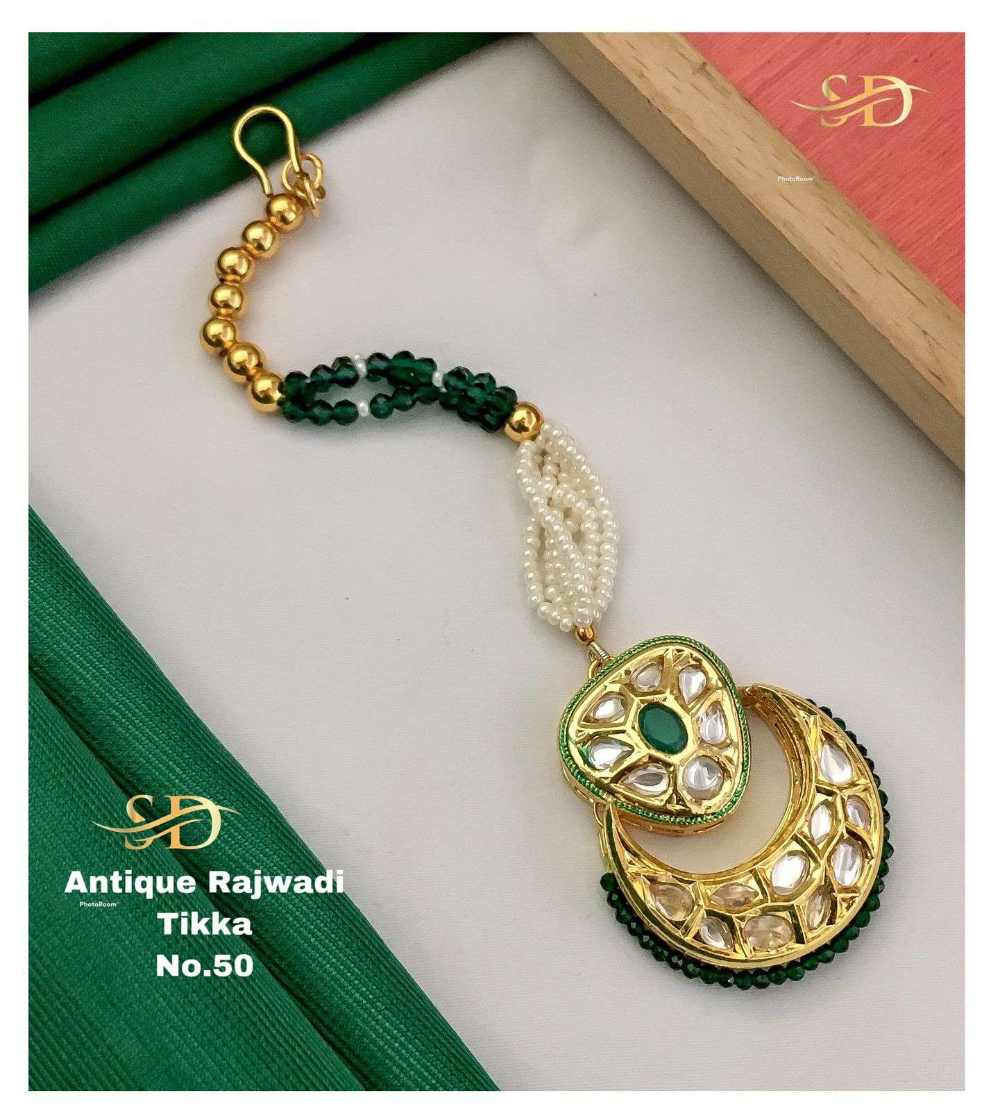 ANTIQUE TIKKA BY FASHID WHOLESALE TRADITIONAL ARTIFICIAL JEWELLERY FOR INDIAN ATTIRE AT EXCLUSIVE RANGE.