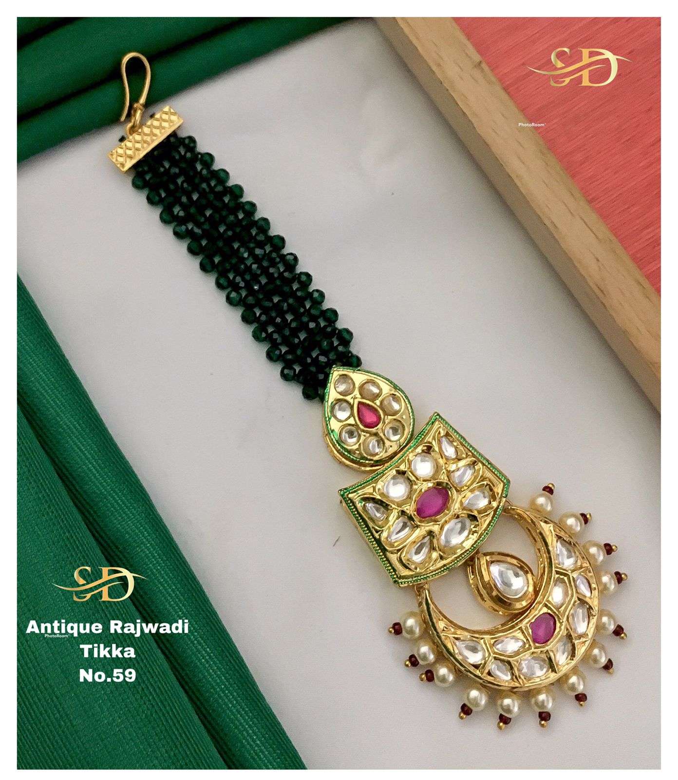 ANTIQUE TIKKA BY FASHID WHOLESALE TRADITIONAL ARTIFICIAL JEWELLERY FOR INDIAN ATTIRE AT EXCLUSIVE RANGE.