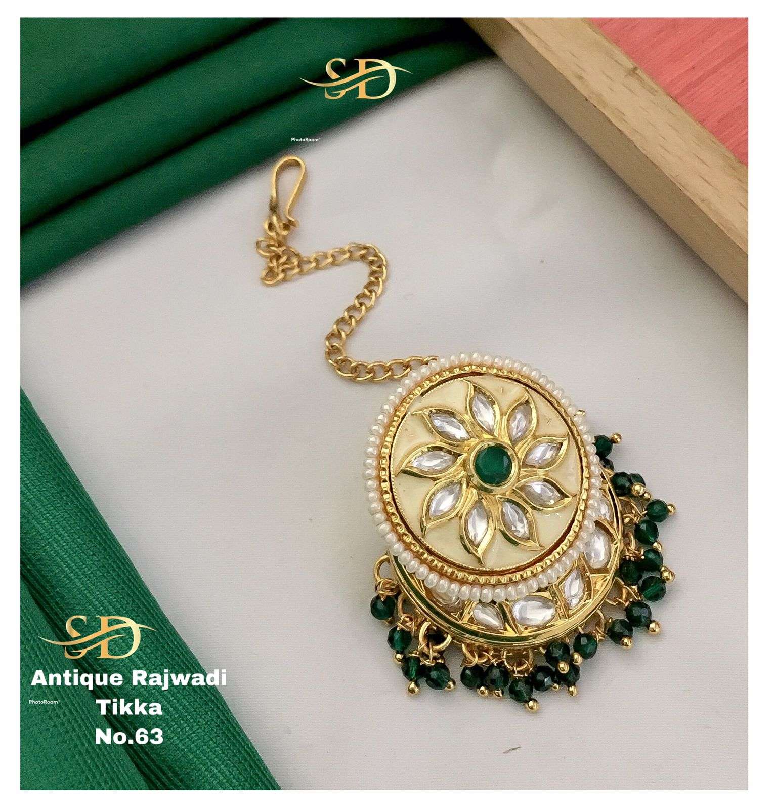ANTIQUE TIKKA BY FASHID WHOLESALE TRADITIONAL ARTIFICIAL JEWELLERY FOR INDIAN ATTIRE AT EXCLUSIVE RANGE.