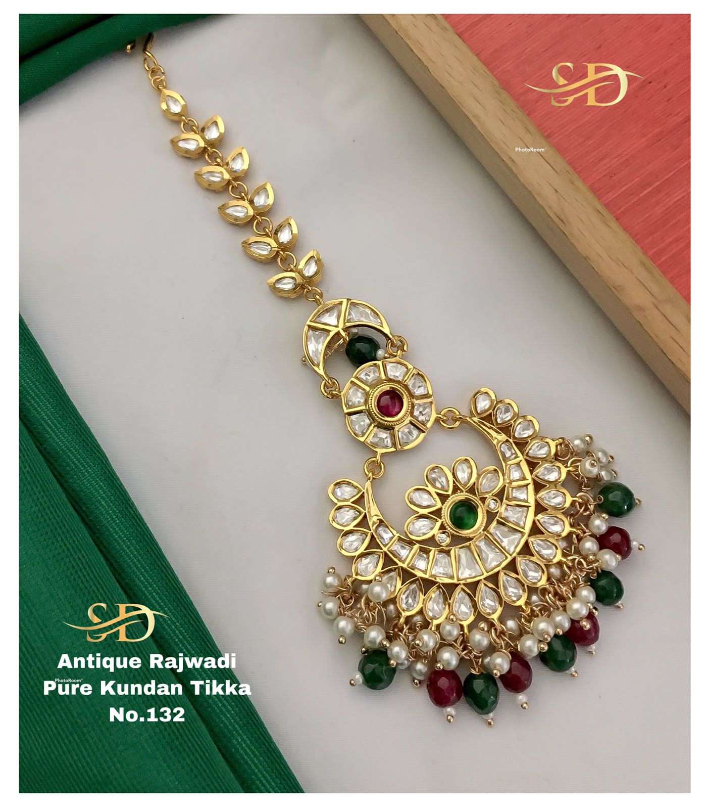 ANTIQUE TIKKA BY FASHID WHOLESALE TRADITIONAL ARTIFICIAL JEWELLERY FOR INDIAN ATTIRE AT EXCLUSIVE RANGE.