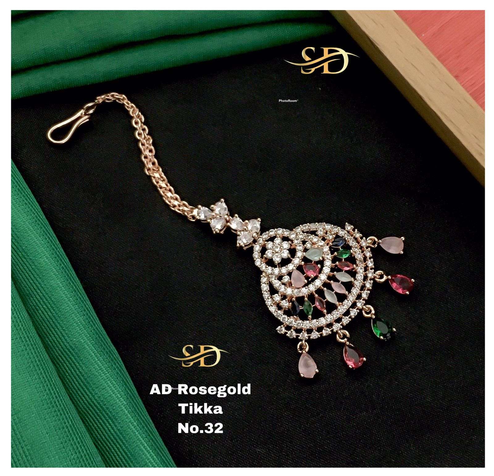 AD TIKKA BY FASHID WHOLESALE TRADITIONAL ARTIFICIAL JEWELLERY FOR INDIAN ATTIRE AT EXCLUSIVE RANGE.